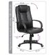 Scaun birou ergonomic, piele ecologica, OFFICE PRODUCTS Corsica-[2]