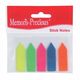 ​Index autoadeziv 45 x 12 mm, 5 culori neon, 125 buc/set, Memoris-Precious-