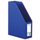 Suport vertical pentru cataloage, A4, carton laminat, 90mm, albastru, D.RECT, Culoare: Albastru-