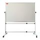 Whiteboard magnetic mobil cu 2 fete 90x120 cm-