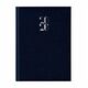 Agenda A4, datata, hartie ivory, albastru, ARTILUX-