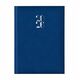 Agenda A4, datata, hartie ivory, albastru royal, ARTILUX-