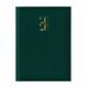 Agenda A4, datata, hartie ivory, verde, ARTILUX-