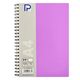 Caiet cu spirala A4, 100 file, coperta plastic, dictando, PAPERLAND, Liniatura: Dictando-[5]
