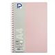 Caiet cu spirala A4, 100 file, coperta plastic, dictando, PAPERLAND, Liniatura: Dictando-[6]