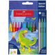 Carioci 10+3 culori/set FABER-CASTELL Dino-