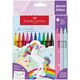 Carioci 10+3 culori/set FABER-CASTELL Unicorn-