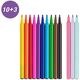 Carioci 10+3 culori/set FABER-CASTELL Unicorn-[2]