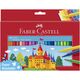 Carioci copii, 50 culori/set, FABER-CASTELL-