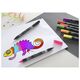 Carioci cu 2 capete, 10 culori/set, FABER-CASTELL Neon-[3]