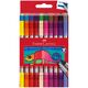 Carioci cu 2 capete, 20 culori/set, FABER-CASTELL-
