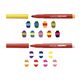 Carioci, varf 6mm, 20 buc/set CARIOCA Magic Color Change-[2]
