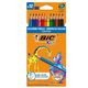 Creioane colorate, 12 culori/set, Kids Evolutions BIC-