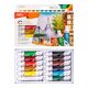 Culori acrilice 12 tuburi/set, DELI Color-[2]