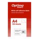 Etichete autoadezive albe, 21/A4, 70x42.4mm, 100 coli/top, OPTIMA-