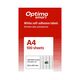 Etichete autoadezive albe, 40/A4, 52.5x29.7mm, 100 coli/top, OPTIMA-