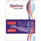 Etichete autoadezive albe, colturi rotunjite, 14/A4, 99.1 x 38.1 mm 100 coli/top, OPTIMA-