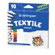 Markere pentru textile, 10 culori/set, CENTROPEN-