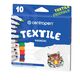 Markere pentru textile, 6 culori/set, CENTROPEN-