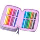 Penar echipat cu 44 piese, 3 fermoare, unicorn, FABER-CASTELL-[3]