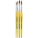 Pensule varf rotund, 4 buc/set, EBERHARD FABER-