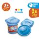 Plastilina, 3 culori/set, 225 g CARIOCA Baby-[2]