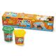 Plastilina moale, 4 culori/set, 600 g, CARIOCA Baby-