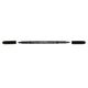 CD marker 2 capete, 0.6/2.5mm, negru, CENTROPEN 3616, Culoare: Negru-