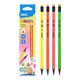 Creion cu guma, HB, DELI Neon-