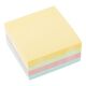 Cub notite autoadezive 76x76 mm, 400 file pastel, OFFICE-