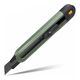 Cutter mare 18 mm, sina metalica, verde, DELI Home Series-