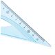 Echer 12 cm, 45 grade, albastru, DELI H14-[2]