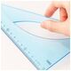 Echer 12 cm, 45 grade, albastru, DELI H14-[3]