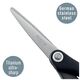 Foarfeca birou, 15 cm LEITZ Titanium-[2]