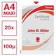 Folii protectie transparente, 100 mic, 25 buc/set, ESSELTE Maxi-[2]