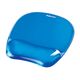 Mouse pad cu suport egonomic pentru incheieturi, albastru, FELLOWES, Culoare: Albastru-