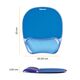 Mouse pad cu suport egonomic pentru incheieturi, albastru, FELLOWES, Culoare: Albastru-[2]