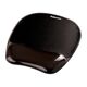 Mouse pad cu suport egonomic pentru incheieturi, negru, FELLOWES, Culoare: Negru-