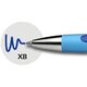 Pix cu mecanism, varf 1.4 mm, albastru, SCHNEIDER Slider Rave XB, Culoare: Albastru-[2]