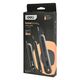 Set 3 cuttere, negru, DELI Home Series-[2]