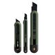 Set 3 cuttere, verde, DELI Home Series-