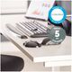 Suport ergonomic pentru incheieturi, negru, FELLOWES, Culoare: Negru-[4]