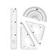 Trusa geometrie 4 piese DELI 803-[2]