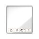 Avizier magnetic de exterior, 12 x A4, otel emailat, NOBO-