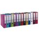 Biblioraft A4 plastifiat PP, 7.5 cm, OPTIMA Classic, Culoare: Alb-