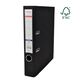 Biblioraft A4 plastifiat interior-exterior, 5 cm, negru, OPTIMA, Culoare: Negru-