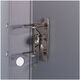Biblioraft A4 plastifiat interior-exterior, 7.5 cm, gri, OPTIMA, Culoare: Gri-[5]