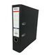 Biblioraft A4 plastifiat interior-exterior, 7.5 cm, negru, OPTIMA, Culoare: Negru-