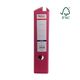 Biblioraft A4 plastifiat interior-exterior, 7.5 cm, roz, OPTIMA, Culoare: Roz-[2]