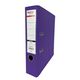 Biblioraft A4 plastifiat interior-exterior, 7.5 cm, violet, OPTIMA, Culoare: Violet-
